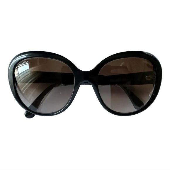 Chanel sunglasses full inclusion (has scratches) - Picture 1 of 15